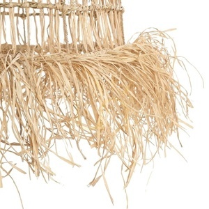 Pendellampa BAZAR BIZAR Casita Natur Beige Mendong Grass Collection L small 3