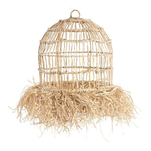 Kontrollera Pendel BAZAR BIZAR Casita Grass Collection natur beige mendonggräs S