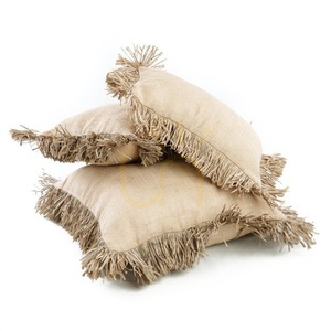 Jute Bonita kuddfodral - Naturell - 30x50 small 3