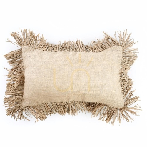 Kontrollera Jute Bonita kuddfodral - Naturell - 30x50