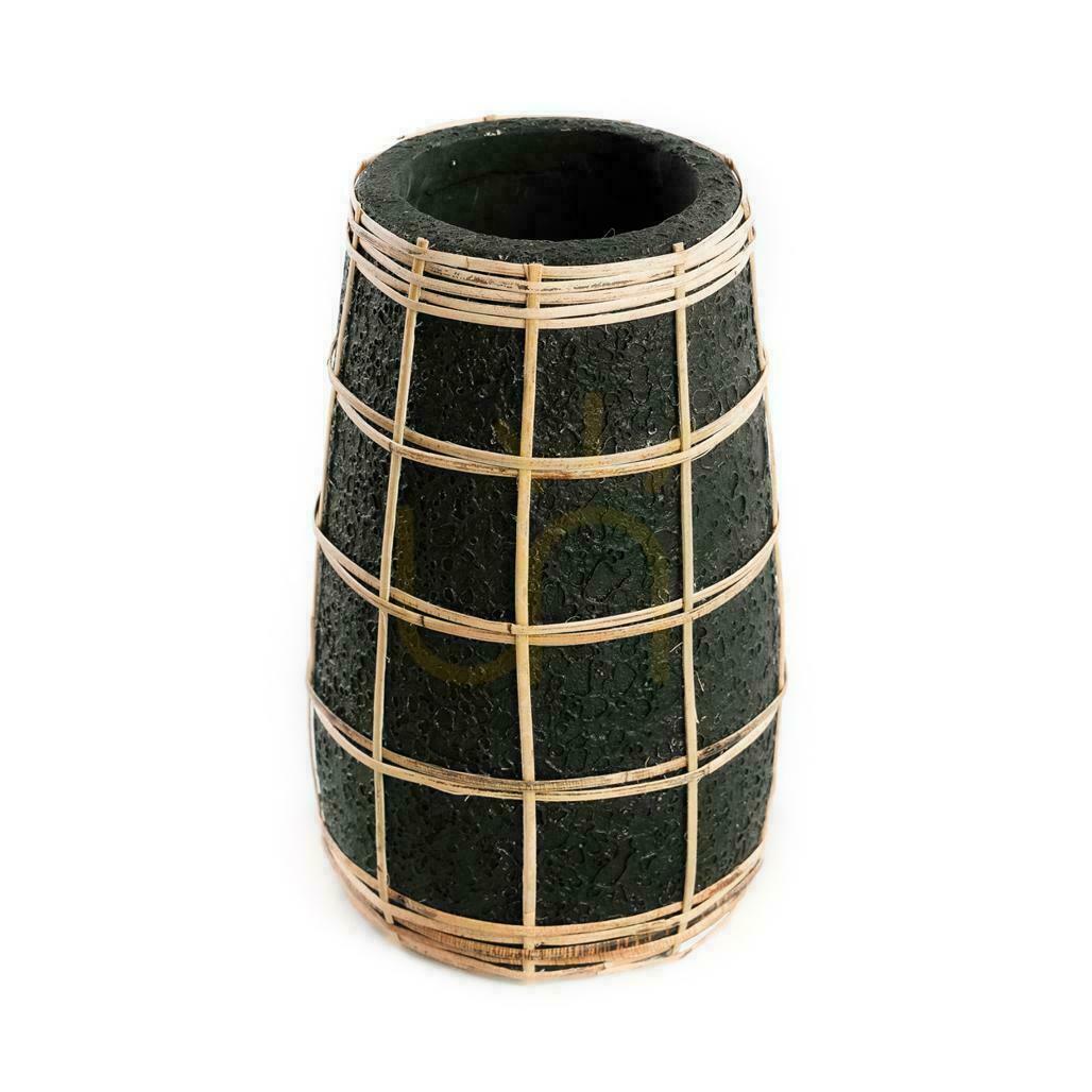 Kontrollera Vas BAZAR BIZAR Terracotta Collection svart natur, terrakotta rotting, S Vas BAZAR BIZAR Terracotta Collection svart natur, terrakotta rotting, S