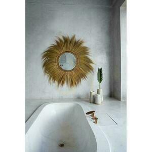 BAZAR BIZAR Cutie vas M i terrakotta och raffia, Concrete Natural small 1