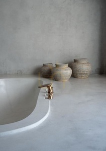 BAZAR BIZAR vas Terracotta Collection betong natur terrakotta rotting L small 2