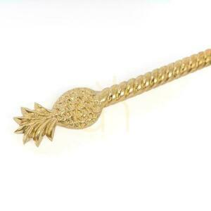 Salladssked i mässing guld BAZAR BIZAR, ananasdesign 1 Salladssked i mässing guld BAZAR BIZAR, ananasdesign small 1