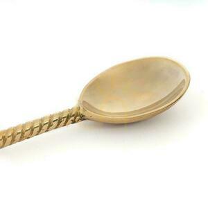 Salladssked BAZAR BIZAR palmblad mässing guld small 2