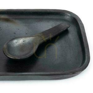 Tapassked BAZAR BIZAR Burned Collection svart terrakotta 16 cm small 5