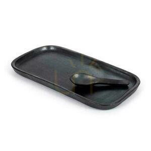 Tapassked BAZAR BIZAR Burned Collection svart terrakotta 16 cm small 7