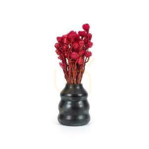 Vas BAZAR BIZAR Burned Collection svart terrakotta 17 cm small 6