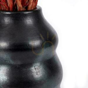 Vas BAZAR BIZAR Burned Collection svart terrakotta 17 cm small 7