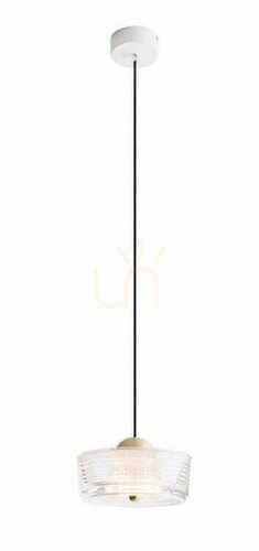 Kontrollera Pendant Light Max Light Lipari P0542 White Brushed Gold 16 cm LED
