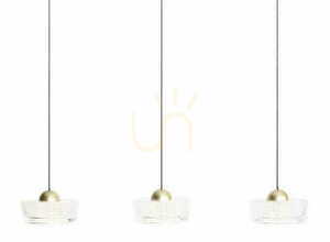 Max Light Lipari III Square P0545 pendellampa, borstat guld, LED 22 W, 80 cm 1 Max Light Lipari III Square P0545 pendellampa, borstat guld, LED 22 W, 80 cm small 1