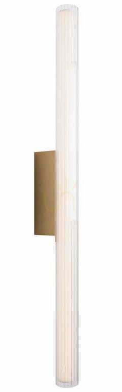 Kontrollera Vägglampa Max Light Fayette W0368 guld 91 cm LED 18W IP44 Vägglampa Max Light Fayette W0368 guld 91 cm LED 18W IP44