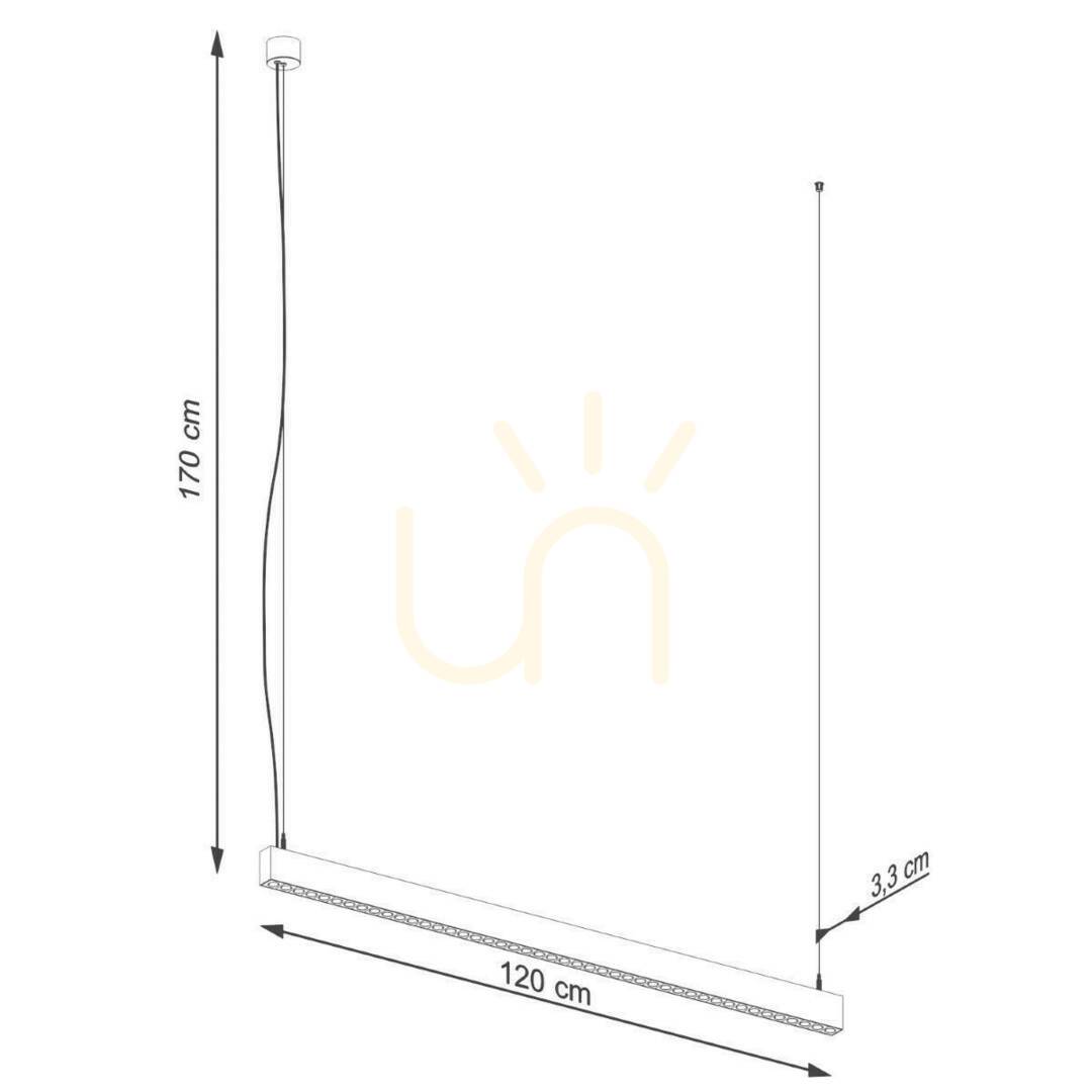 Förhandsvisning Pendellampa SOREN schwarz LED 3000K Thoro Pendellampa SOREN schwarz LED 3000K Thoro