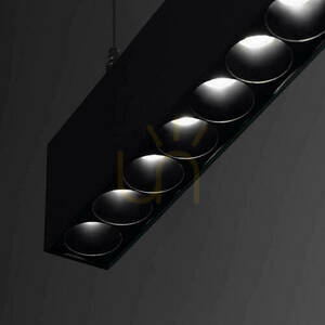 Pendellampa SOREN schwarz LED 4000K Thoro small 4