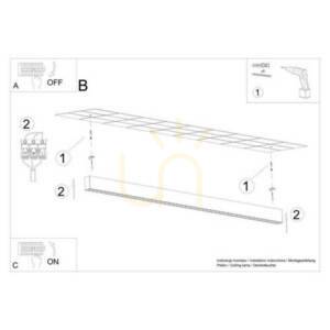 Pendellampa SOREN schwarz LED 4000K Thoro small 8