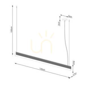 Pendellampa FARGE svart LED 3000K Thoro small 8