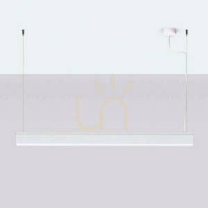 Pendellampa FARGE vit LED 4000K Thoro small 1