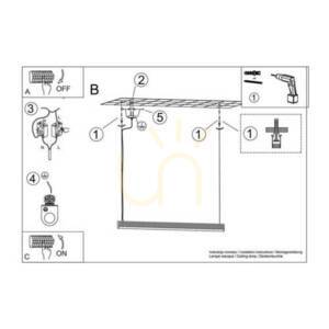 Pendellampa FARGE svart LED 4000K Thoro small 9