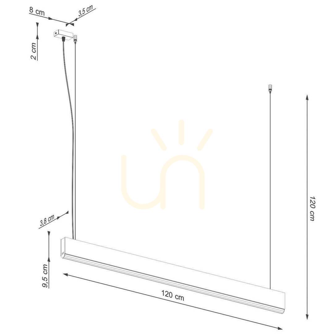 Display Taklampa LYKKE 120 LED 3000K Thoro Taklampa LYKKE 120 LED 3000K Thoro