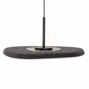 Pendant Light Max Light Deux P0560 Black Grey Felt LED 30 cm small 2