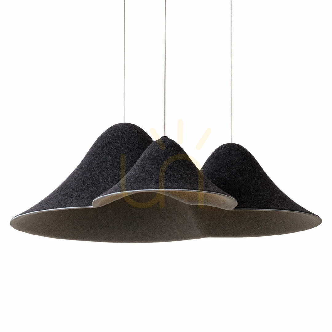 Förhandsvisning Pendant Light Max Light Bellmond P0565 Black Grey 3-Light LED 60 cm Pendant Light Max Light Bellmond P0565 Black Grey 3-Light LED 60 cm