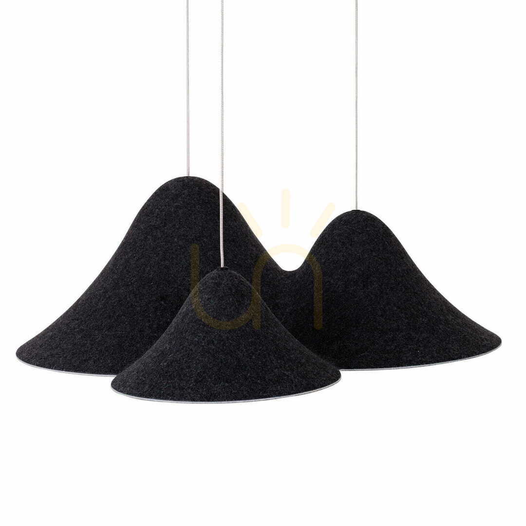 Display Pendant Light Max Light Bellmond P0565 Black Grey 3-Light LED 60 cm Pendant Light Max Light Bellmond P0565 Black Grey 3-Light LED 60 cm