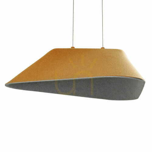 Kontrollera Pendellampa Max Light Carbon Earth P0569 gul grå 50 cm