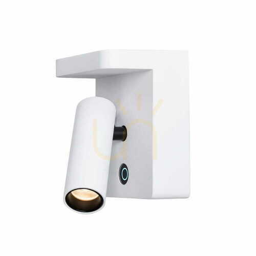 Kontrollera Max Light Lofer W0373 vit LED-vägglampa, 7 W 3000 K, USB