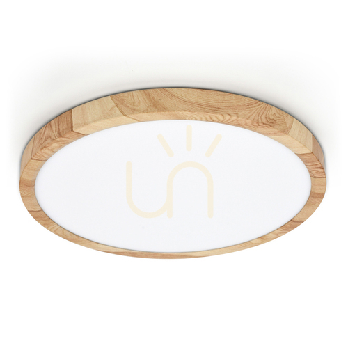 Kontrollera Italux Alata LED Plafond trä 40 cm IP44 32W 3800 lm PLF-72836-400R-32W-WO