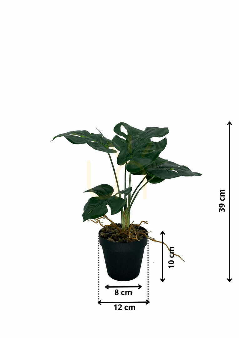 Utsikt Konstgjord Monstera växt 39 cm Konstgjord Monstera växt 39 cm