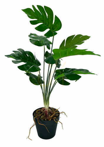 Kontrollera Konstgjord Monstera ihålig växt 52 cm