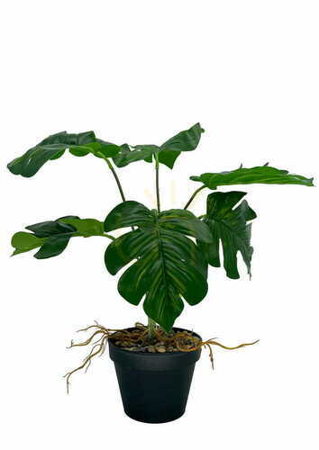Kontrollera Konstgjord Monstera ihålig växt 43 cm