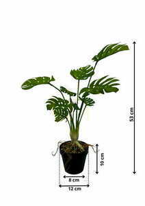 Konstgjord Monstera-växt 53 cm 1 Konstgjord Monstera-växt 53 cm small 1