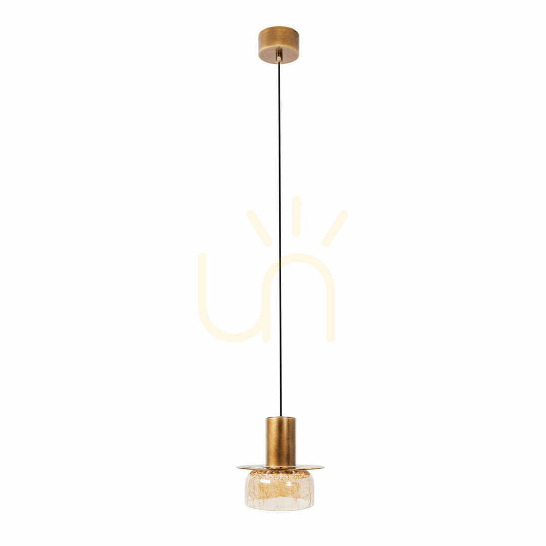 Utsikt Pendant Light Max Light Signature P0601 Brass Amber Glass Pendant Light Max Light Signature P0601 Brass Amber Glass