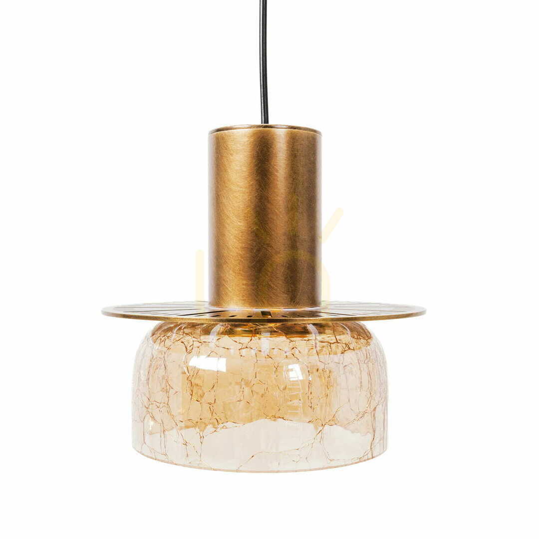 Kontrollera Pendant Light Max Light Signature P0601 Brass Amber Glass Pendant Light Max Light Signature P0601 Brass Amber Glass