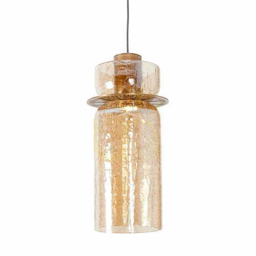 Kontrollera Pendant Light Max Light Signature P0602 Brass Amber Glass LED 3000K