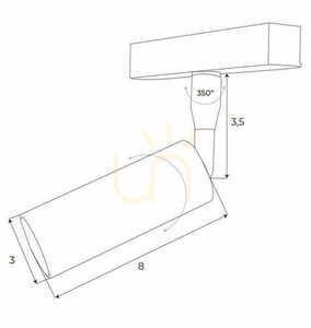 Spårljus Max Light MAX M0030Z LED Zigbee vit 4,7W 2700-5000K small 3