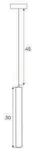 Pendant Light Max Light MAX M0034Z White Zigbee LED 3.8W Aluminium small 3