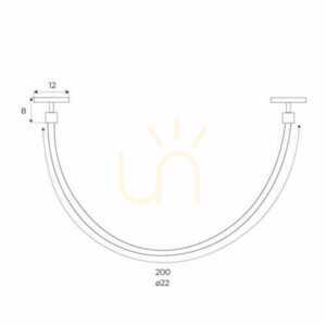 Spårljus Max Light MAX M0036N magnetisk vit 20W 3000K 1404 lm small 3