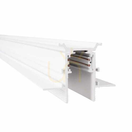Kontrollera Infälld magnetskena Max Light MAX MT0024 vit aluminium 2 m