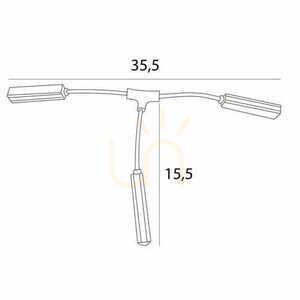 Strömanslutning Max Light MAX Magnetic svart MA0016 small 1