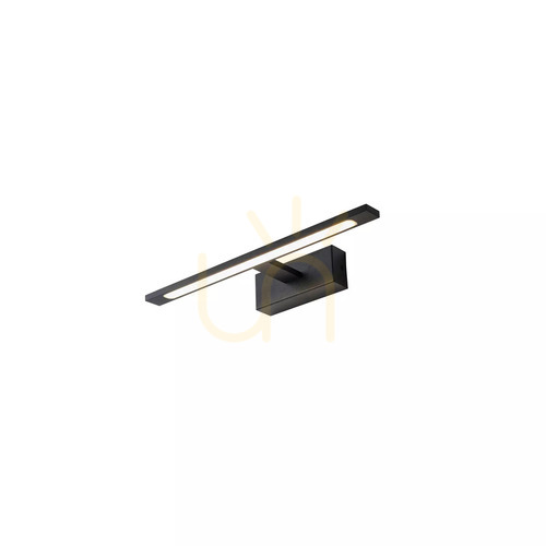 Kontrollera Elgidia vägglampa 1xLED IP 44 svart WL0122-S-BK
