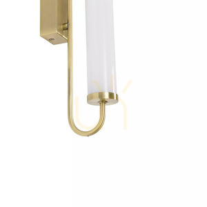 Olendria vägglampa 1xLED IP 44 guld WL0119-M small 4