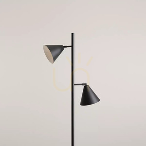 Golvlampa Aldex FORM 2 FLOOR svart metall 2x E27 1108A1_2 small 1