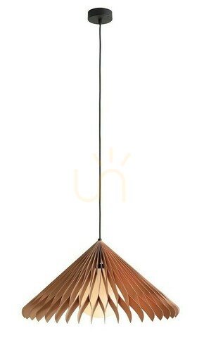 Kontrollera Pendant Light Aldex Nature Sun Trä Glas Metall 58 cm 1140G_L