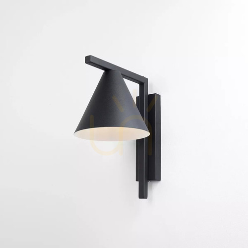 Kontrollera Vägglampa Aldex Form svart metall 1108C1