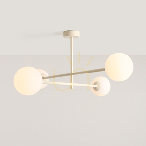 Plafond Aldex Pinne 4 beige metall glas 87 cm 1080PL_L9 small 2