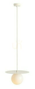Taklampa Aldex LOOP CREAM S krämfärgad med opalglaskula 14 cm 1125G9_S small 0
