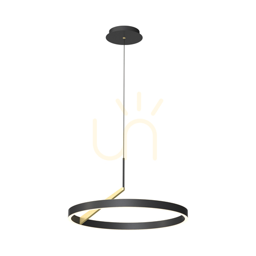 Kontrollera MALU MD3689-1M-3BGT LED-pendellampa.
