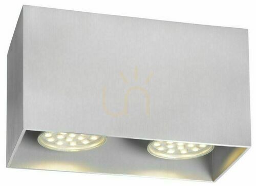 Kontrollera Lucide BODI takspot 2xGU10 silver aluminium 09101/02/12